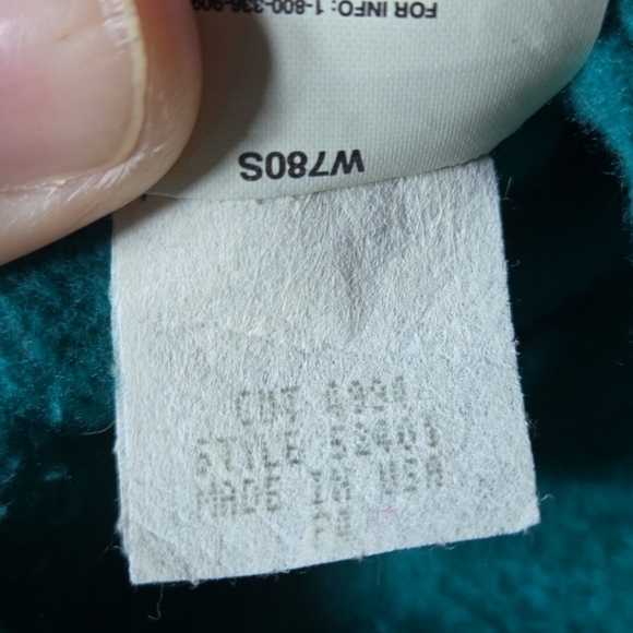 Vintage 90s Patagonia 1/4 Snap Fleece Pullover Size Medium - Picture 5 of 6